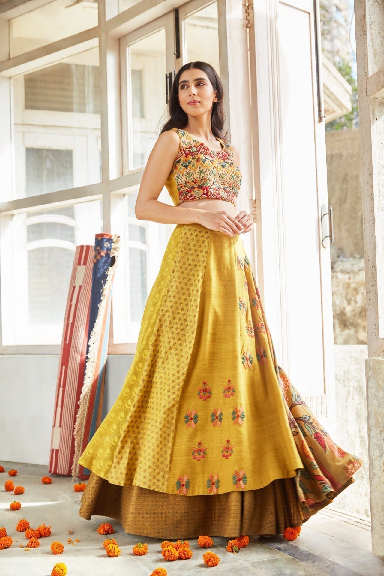 Heavy Colorful Soft Art Silk Lehenga Choli Multi Layered – TheDesignerSaree