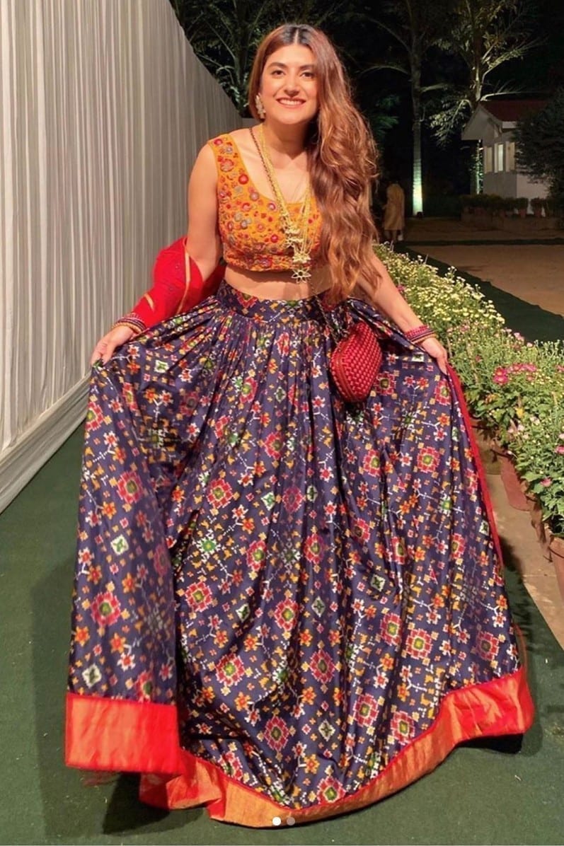 Buy Bridesmaid Bandhani Dot Printed Lehenga Choli Dupatta Indian Lehenga  for Women Wedding Party Designer Wear Online in India - Etsy