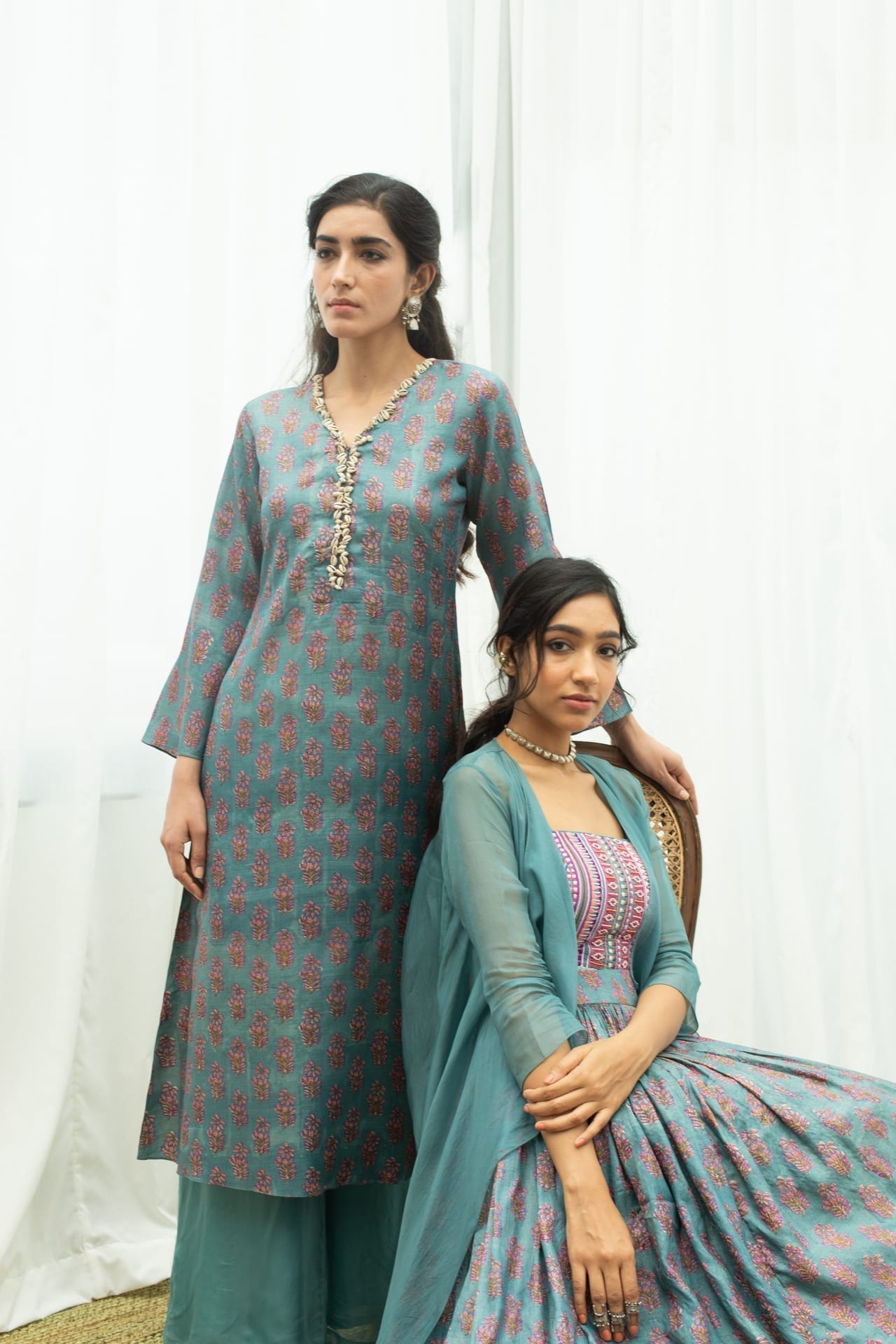 Share more than 151 silk long kurti with skirt