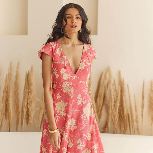 Lily Pink Floral Maxi