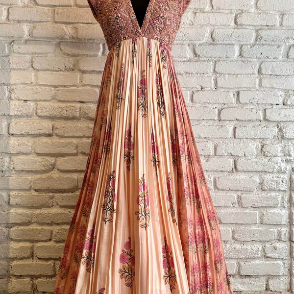 Pink Beadwork Gown