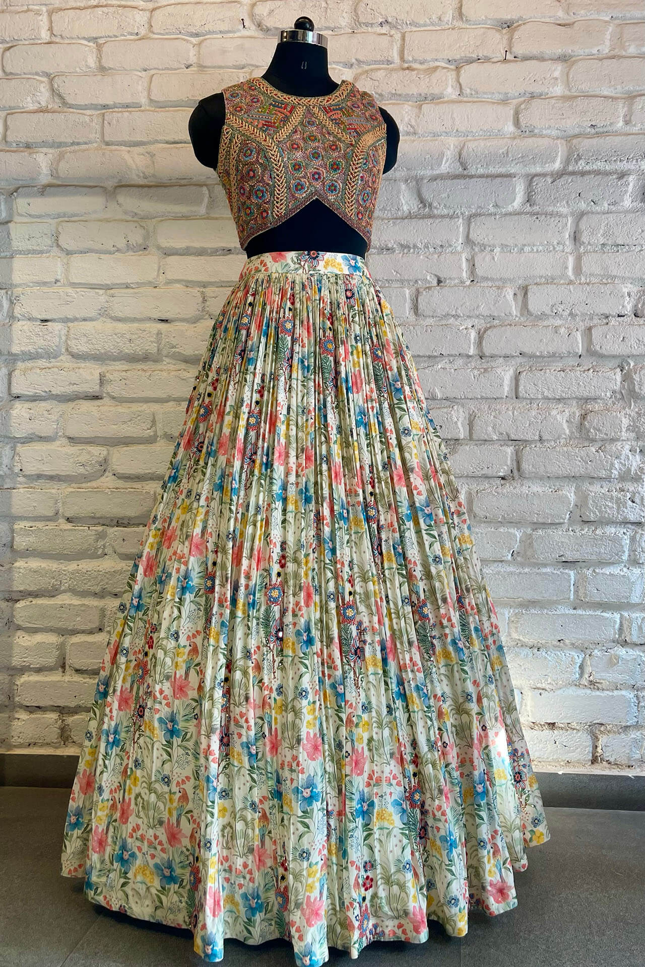 Floral - Beadwork Lehenga