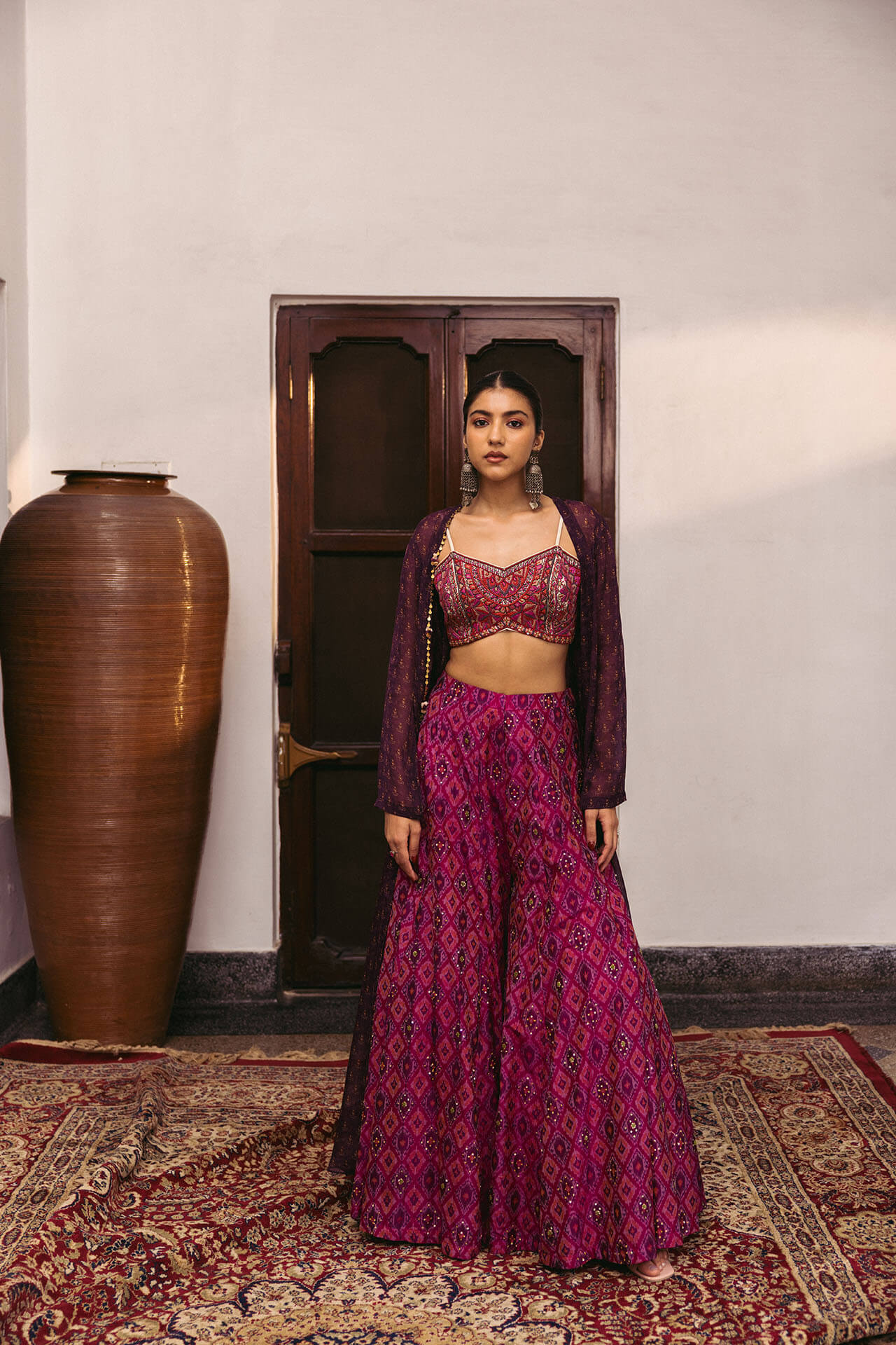 Suni Croptop cape set