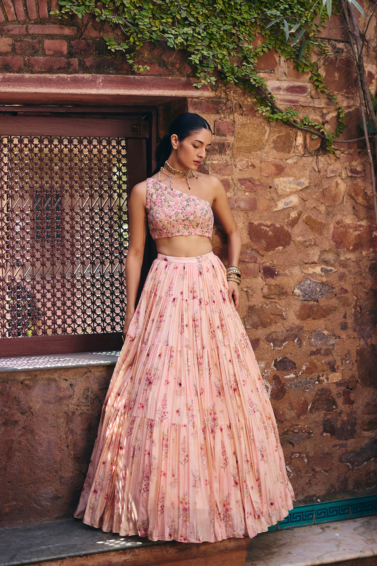 Pink Rose Lehenga