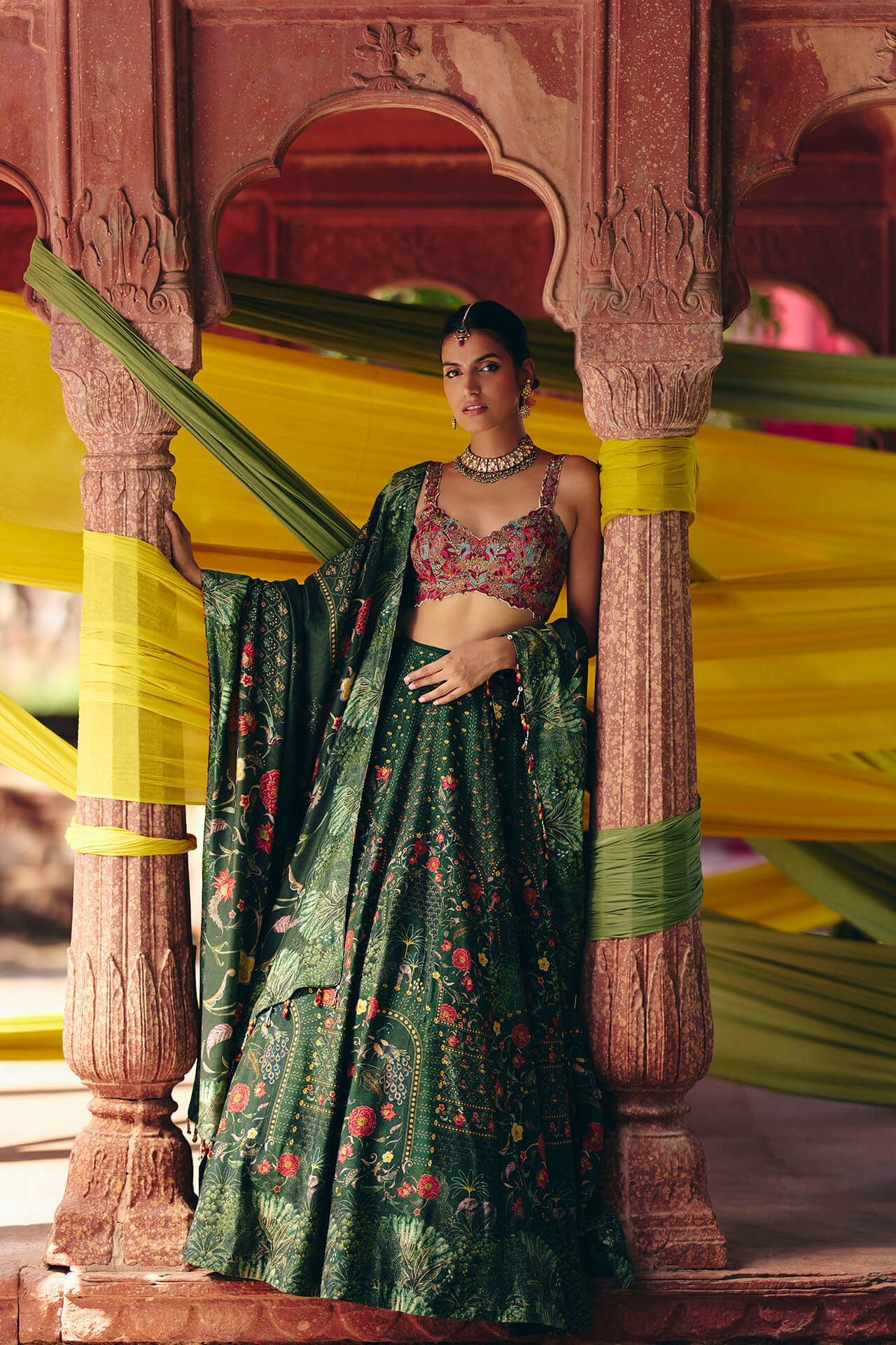 Jade Lehenga