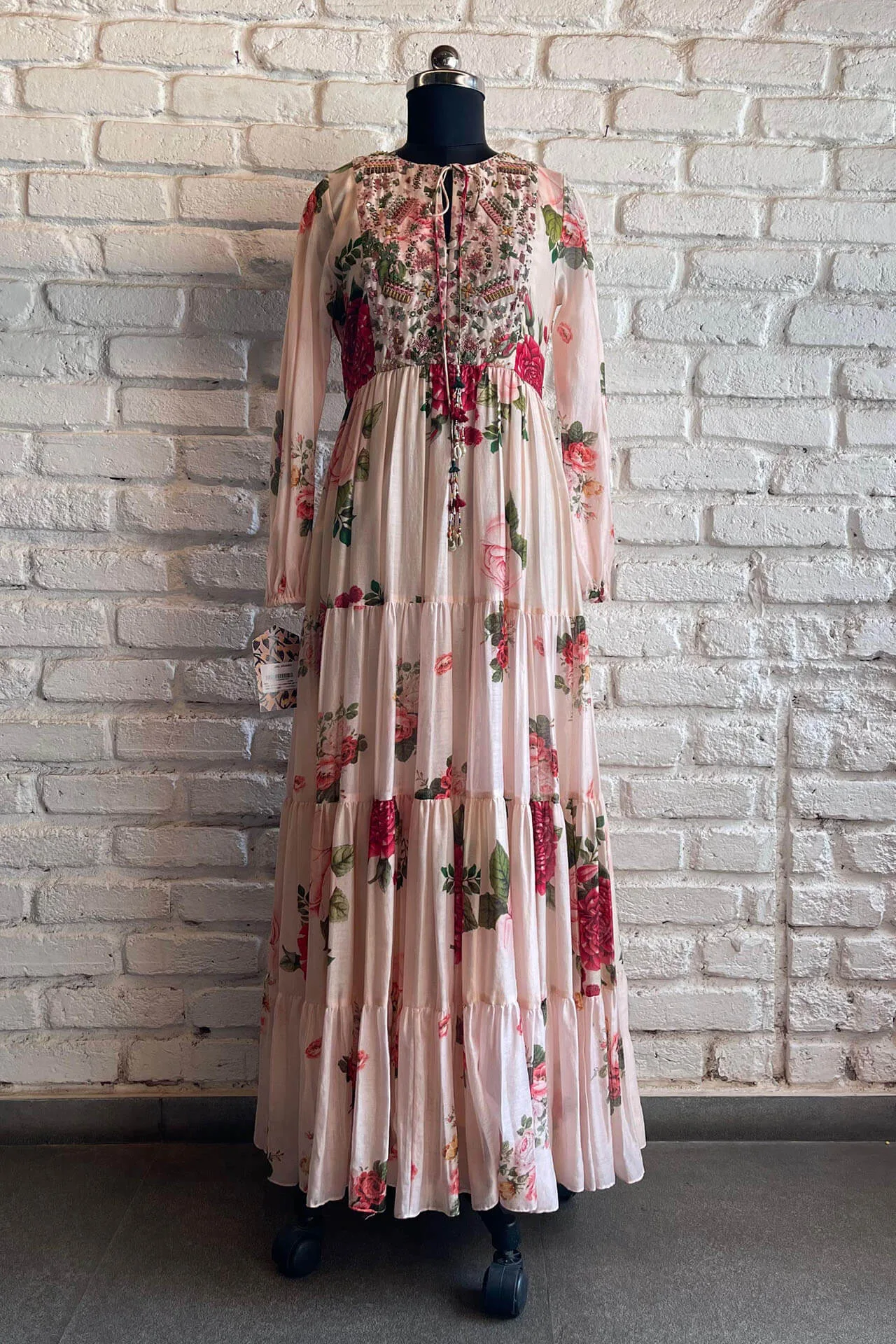 Peach Maxi Dress