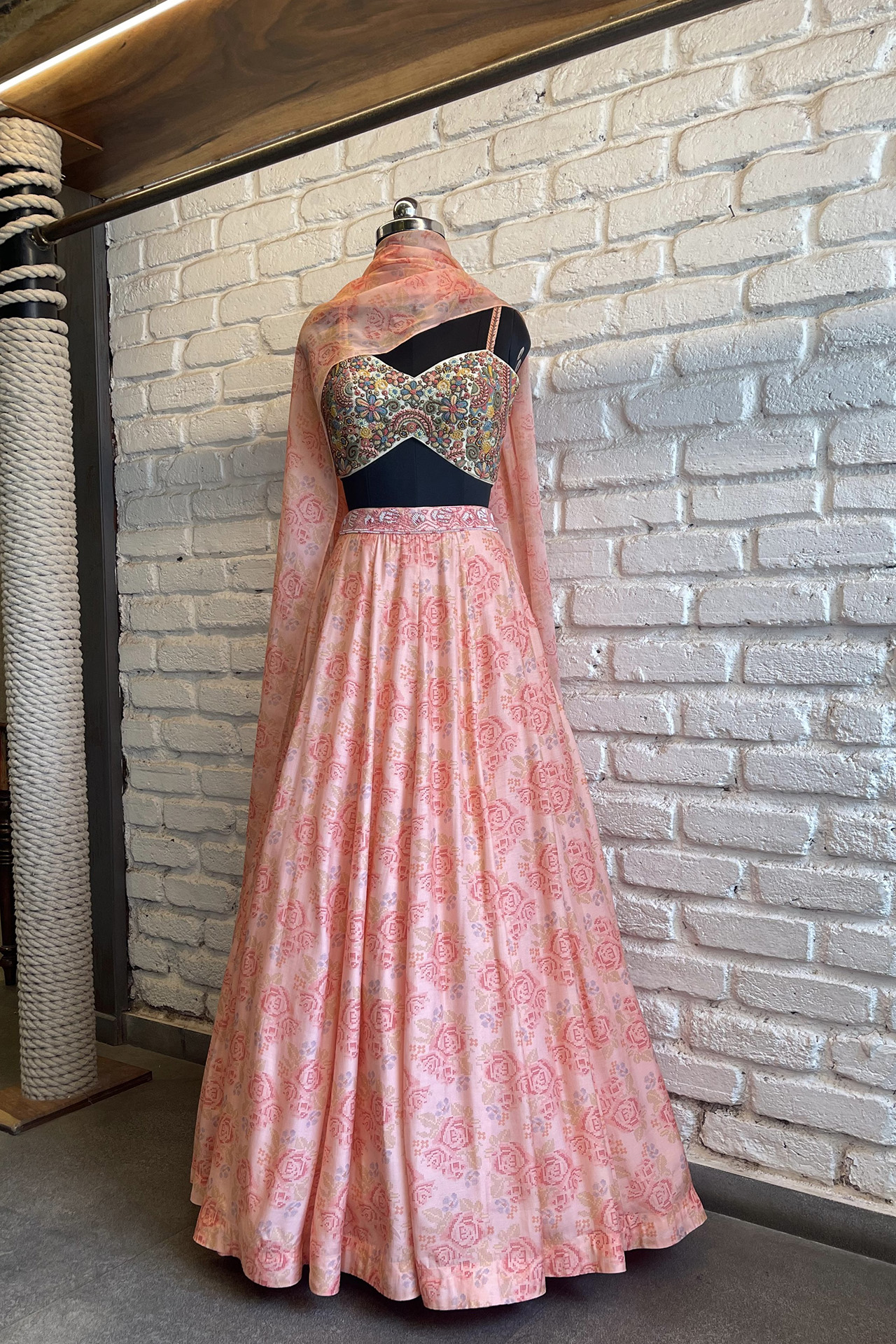 Pink Lehenga Set