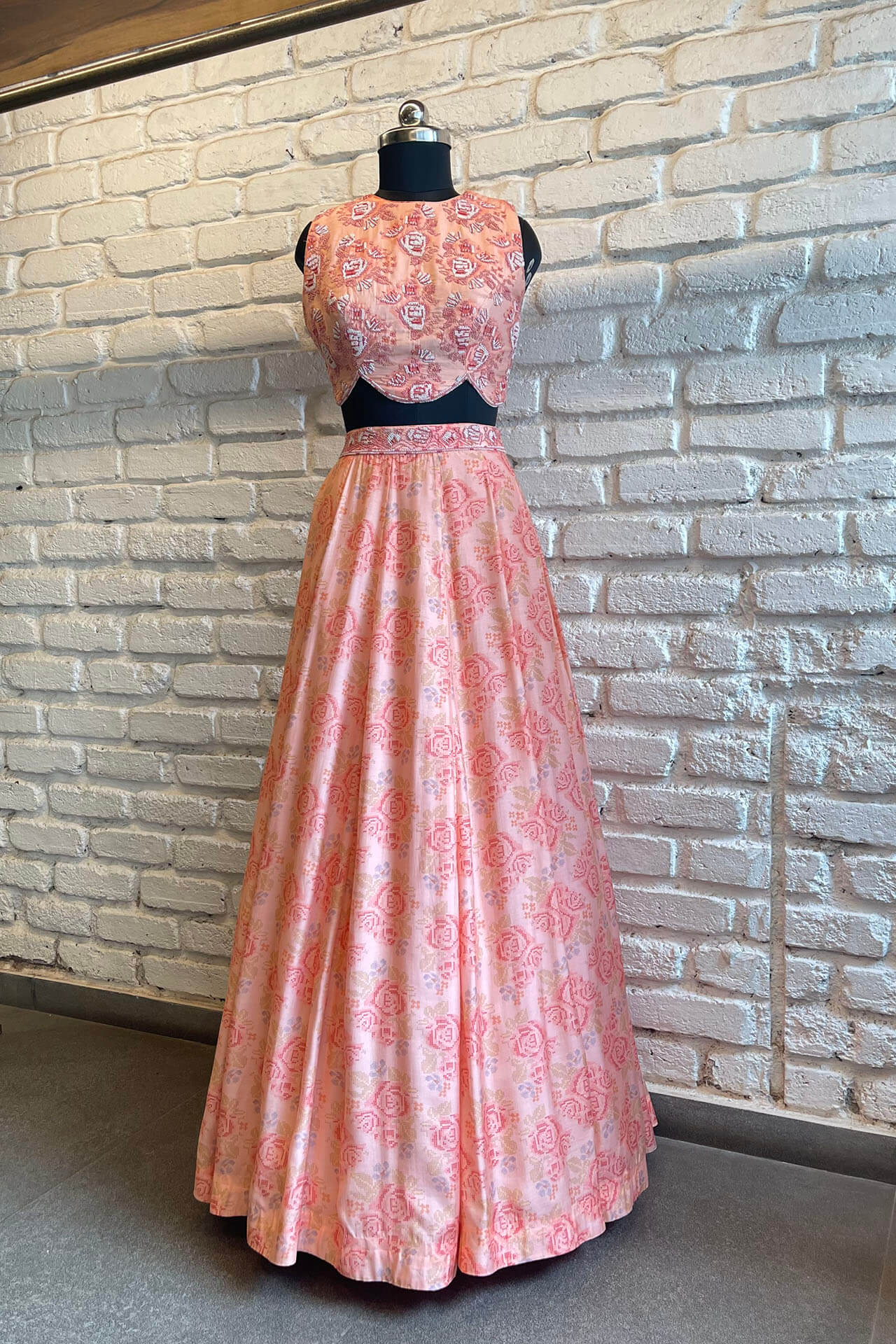 Pink Lehenga set