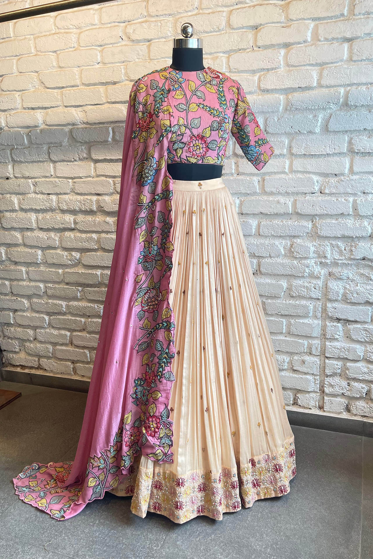 Kalamkari Lehenga Set